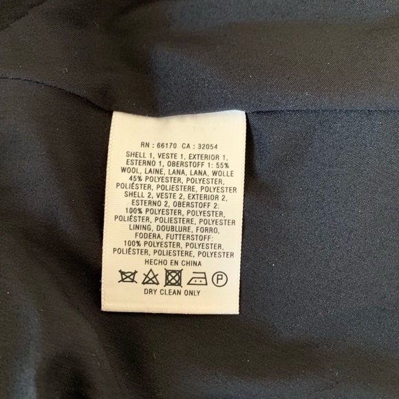 Elevenses Anthropologie Wool Blend Blazer Jacket 0 - Picture 8 of 8